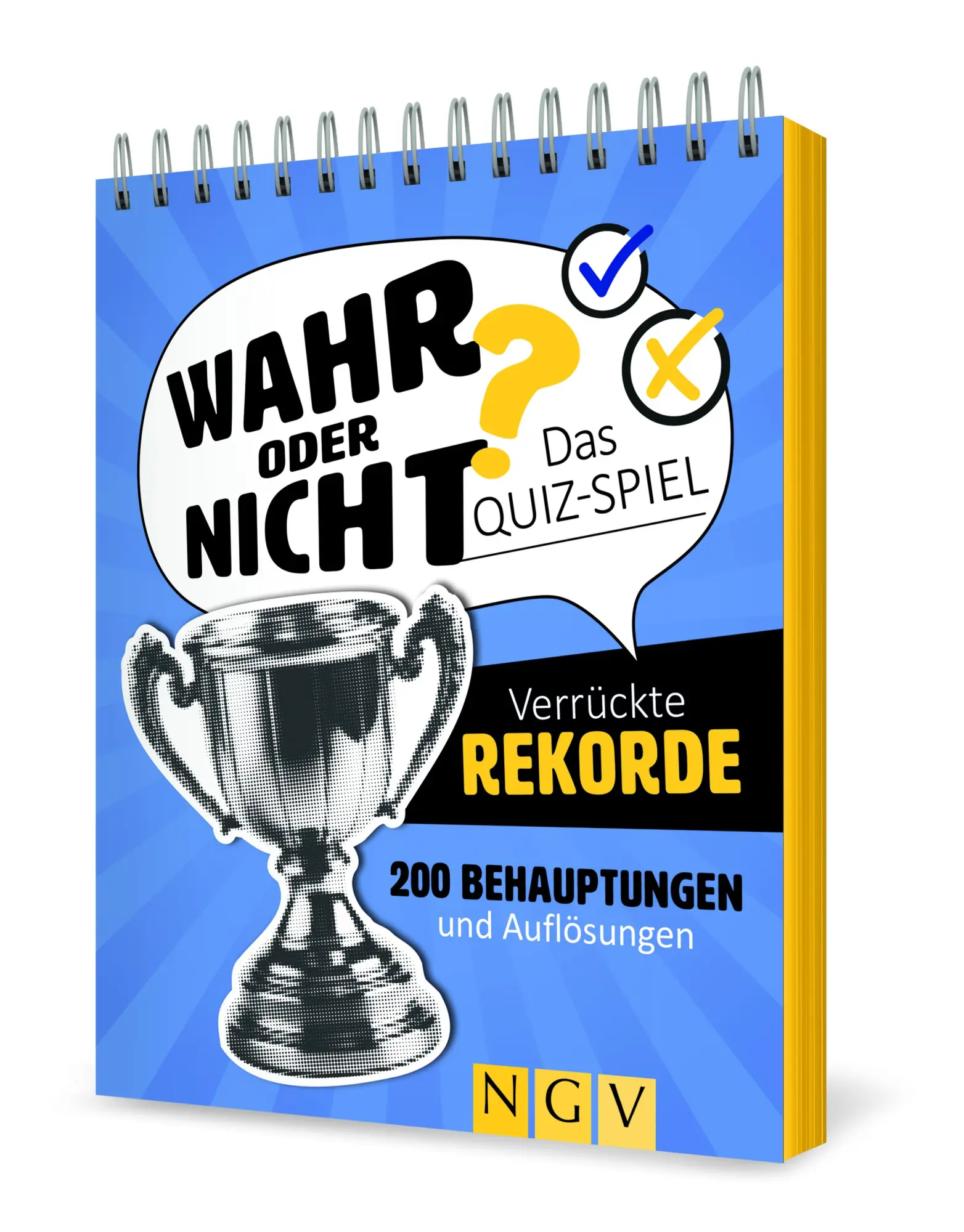Cover: 9783625197447 | Wahr oder nicht? Verrückte Rekorde I Das Quizspiel | Taschenbuch