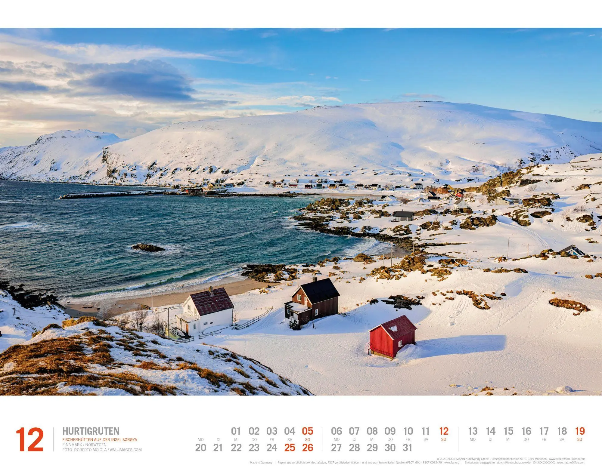Bild: 9783838427447 | Hurtigruten Kalender 2027 Unterwegs zwischen Bergen und Kirkenes