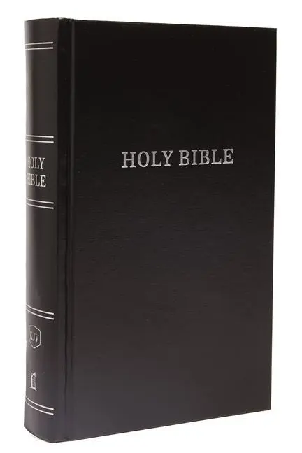 Cover: 9780718097547 | KJV, Pew Bible, Hardcover, Black, Red Letter Edition | Thomas Nelson