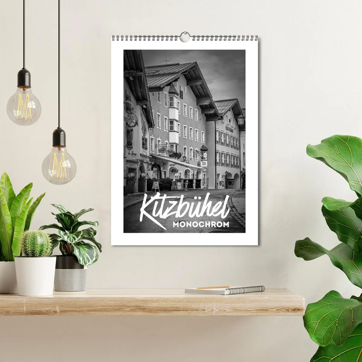 Bild: 9783516427547 | Kitzbühel Monochrom (Wandkalender 2026 DIN A3 hoch), CALVENDO...