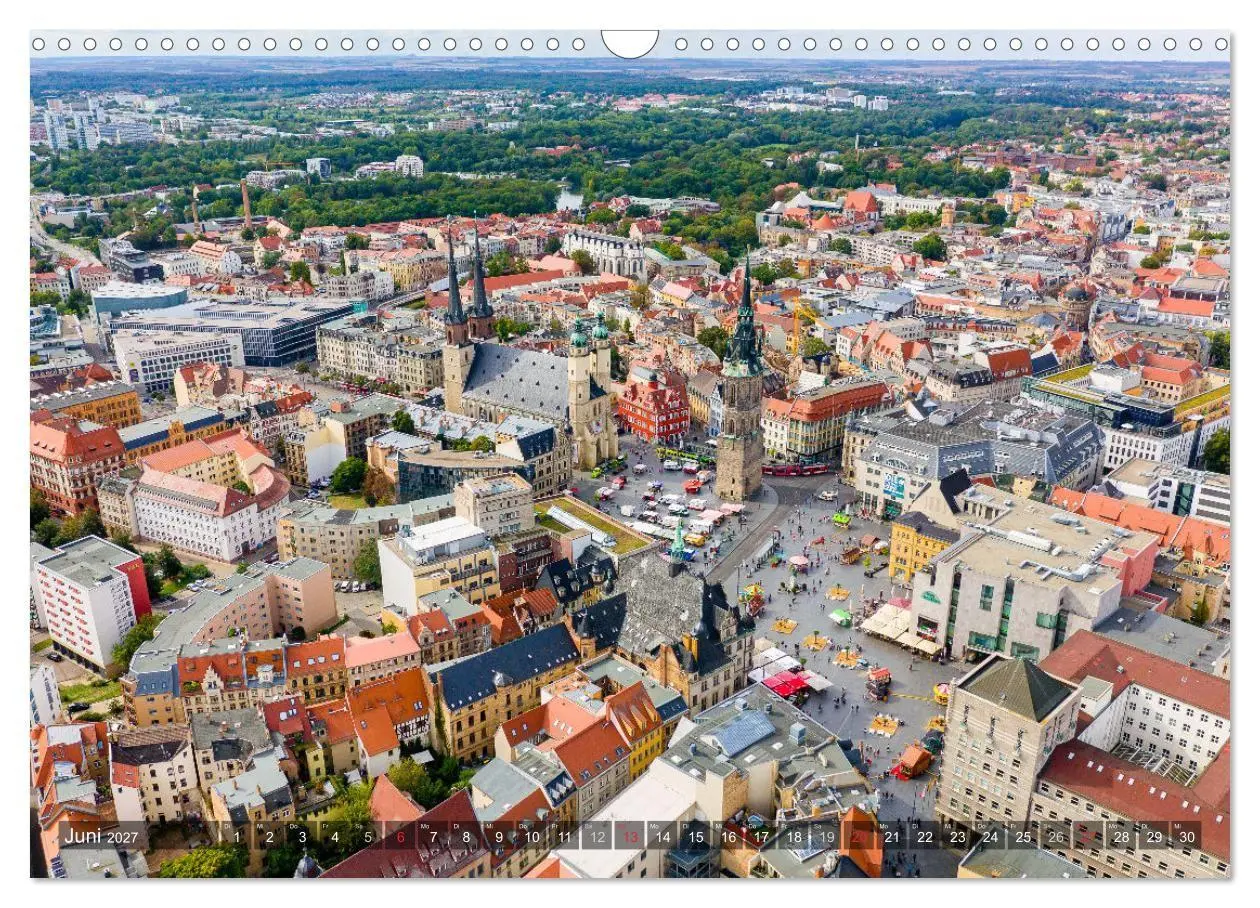 Bild: 9783594027547 | Ein Blick auf Halle an der Saale (Wandkalender 2027 DIN A3 quer),...