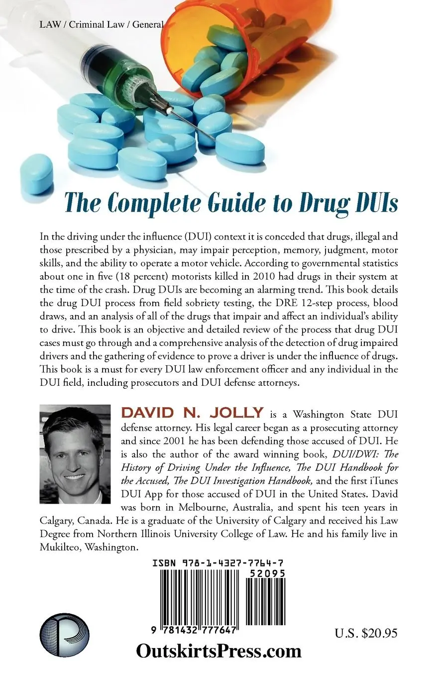 Rückseite: 9781432777647 | The Drug DUI Handbook | David N. Jolly | Taschenbuch | Englisch | 2011