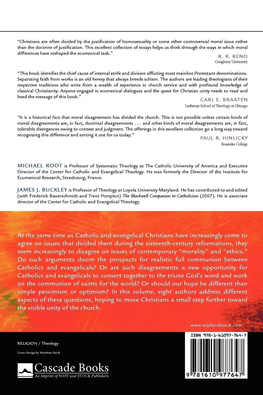 Rückseite: 9781610977647 | The Morally Divided Body | Michael Root (u. a.) | Taschenbuch | 2012