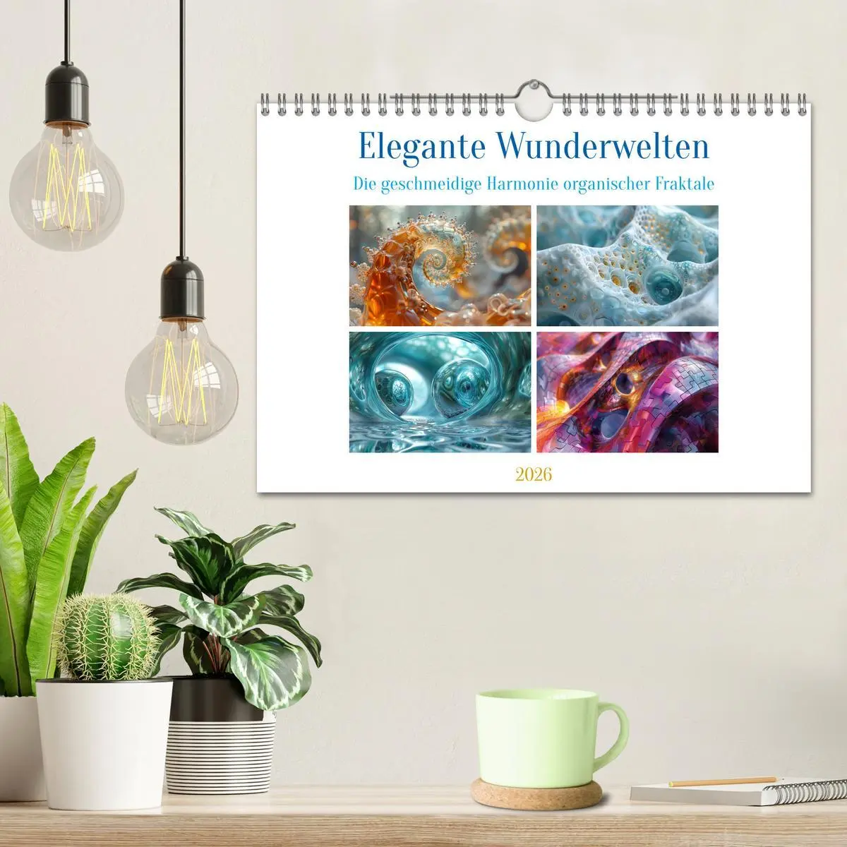 Bild: 9783457327647 | Elegante Wunderwelten (Wandkalender 2026 DIN A4 quer), CALVENDO...