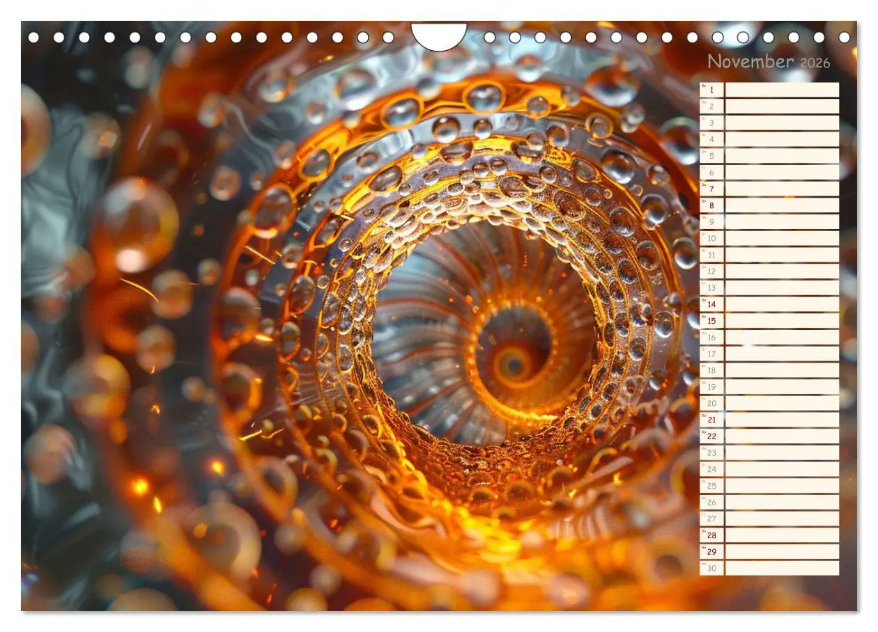 Bild: 9783457327647 | Elegante Wunderwelten (Wandkalender 2026 DIN A4 quer), CALVENDO...