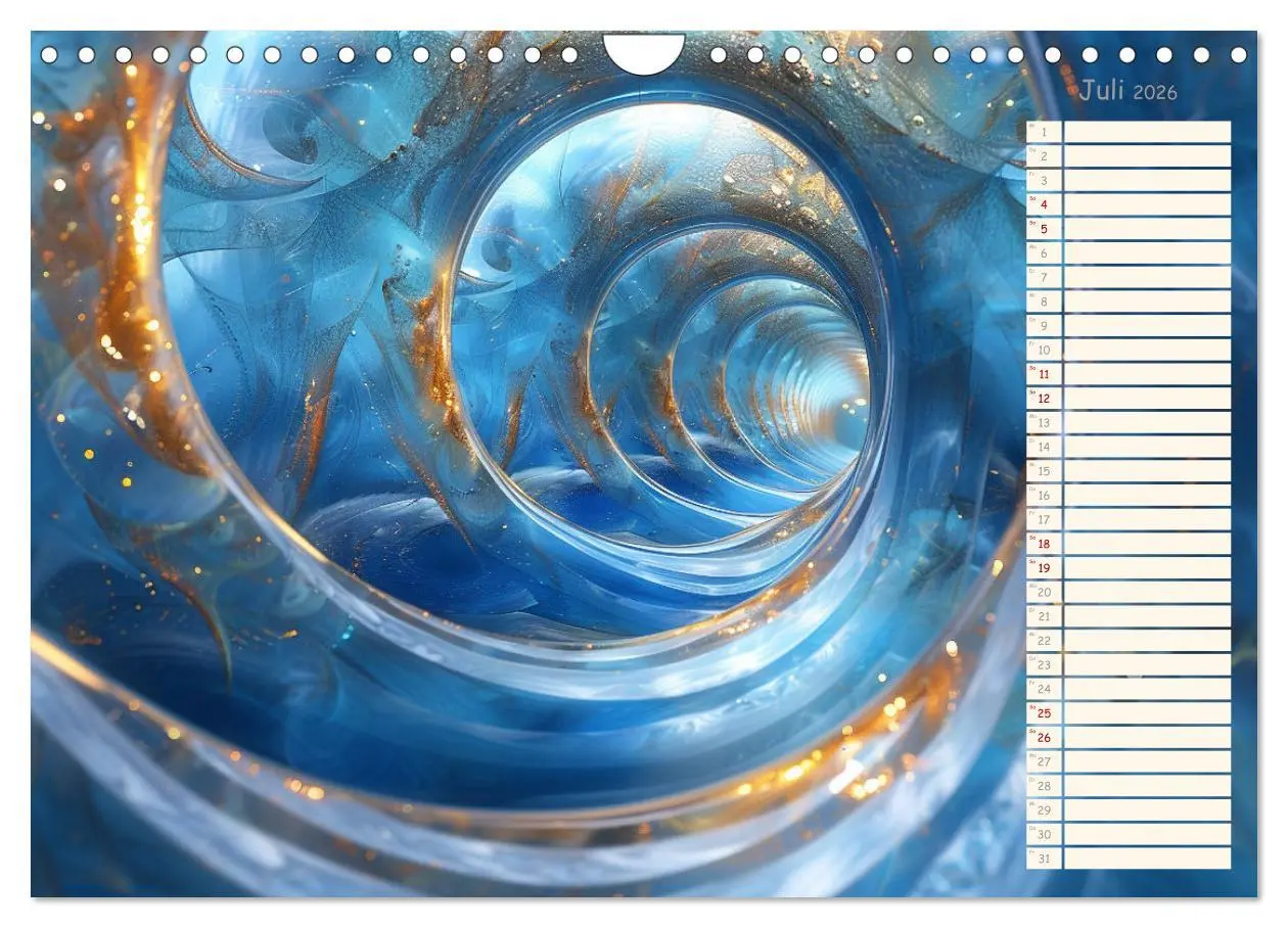 Bild: 9783457327647 | Elegante Wunderwelten (Wandkalender 2026 DIN A4 quer), CALVENDO...