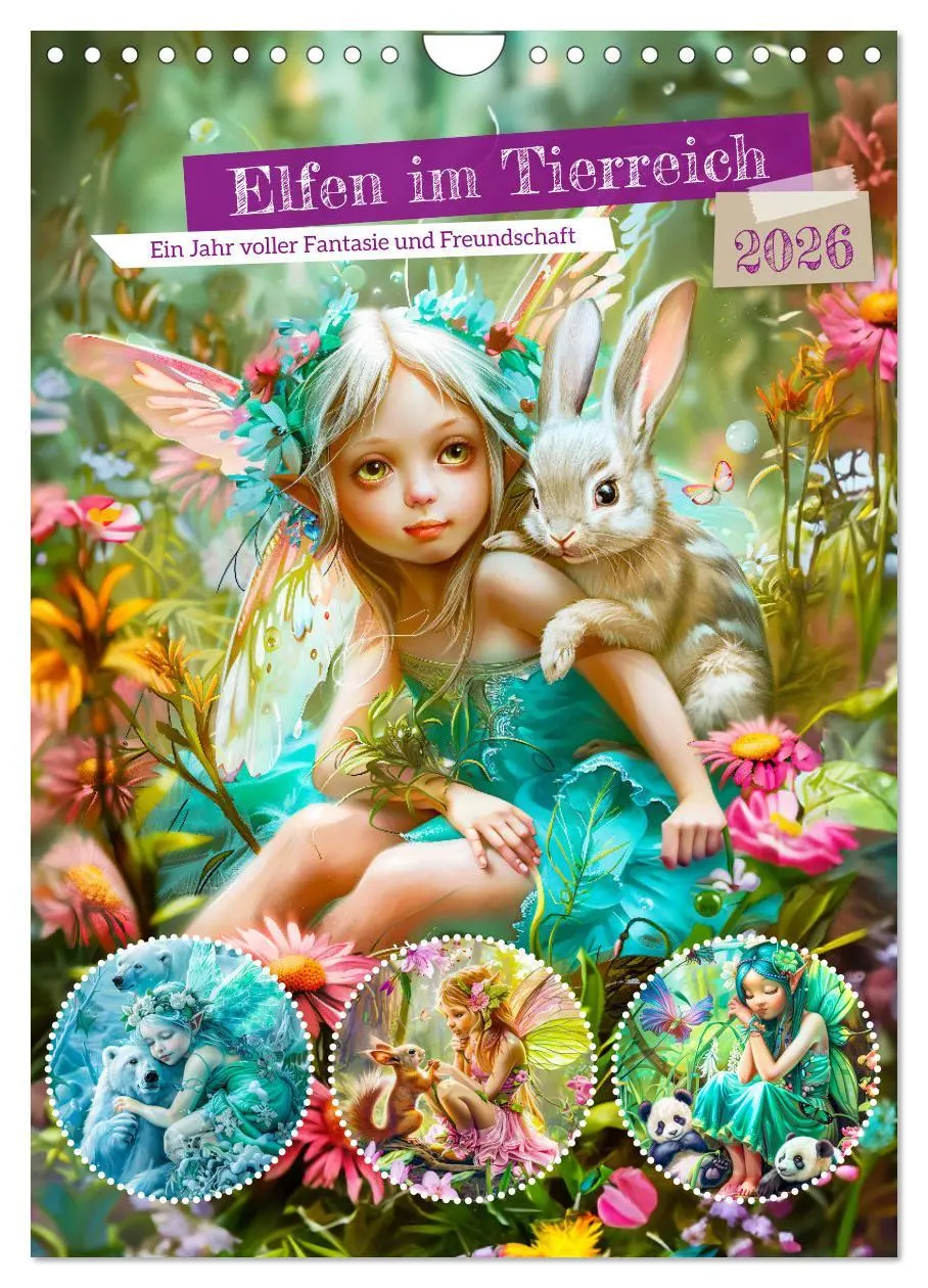 Cover: 9783516277647 | Elfen im Tierreich - Ein Jahr voller Fantasie und Freundschaft...