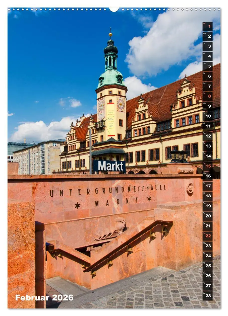 Bild: 9783516417647 | Mein Leipzig (Wandkalender 2026 DIN A2 hoch), CALVENDO Monatskalender