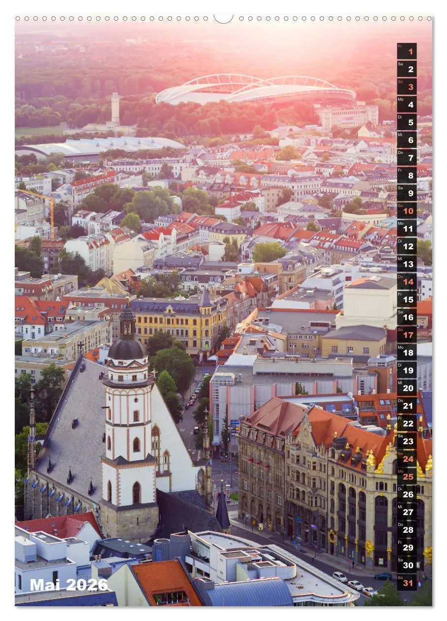 Bild: 9783516417647 | Mein Leipzig (Wandkalender 2026 DIN A2 hoch), CALVENDO Monatskalender