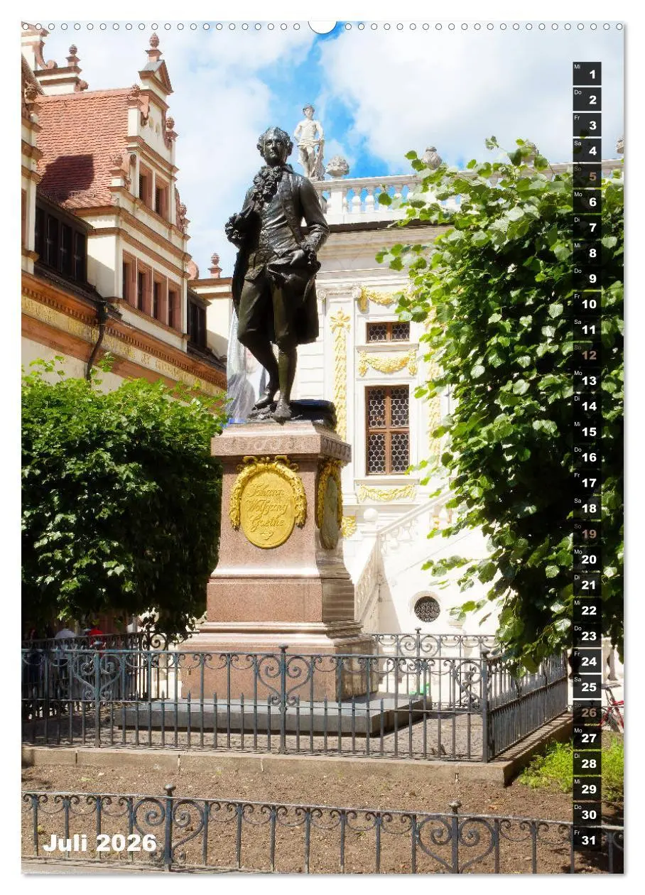 Bild: 9783516417647 | Mein Leipzig (Wandkalender 2026 DIN A2 hoch), CALVENDO Monatskalender