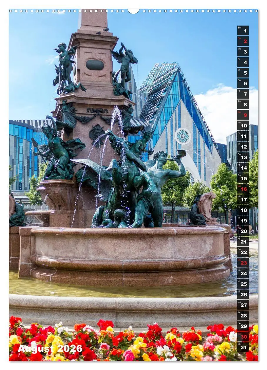 Bild: 9783516417647 | Mein Leipzig (Wandkalender 2026 DIN A2 hoch), CALVENDO Monatskalender