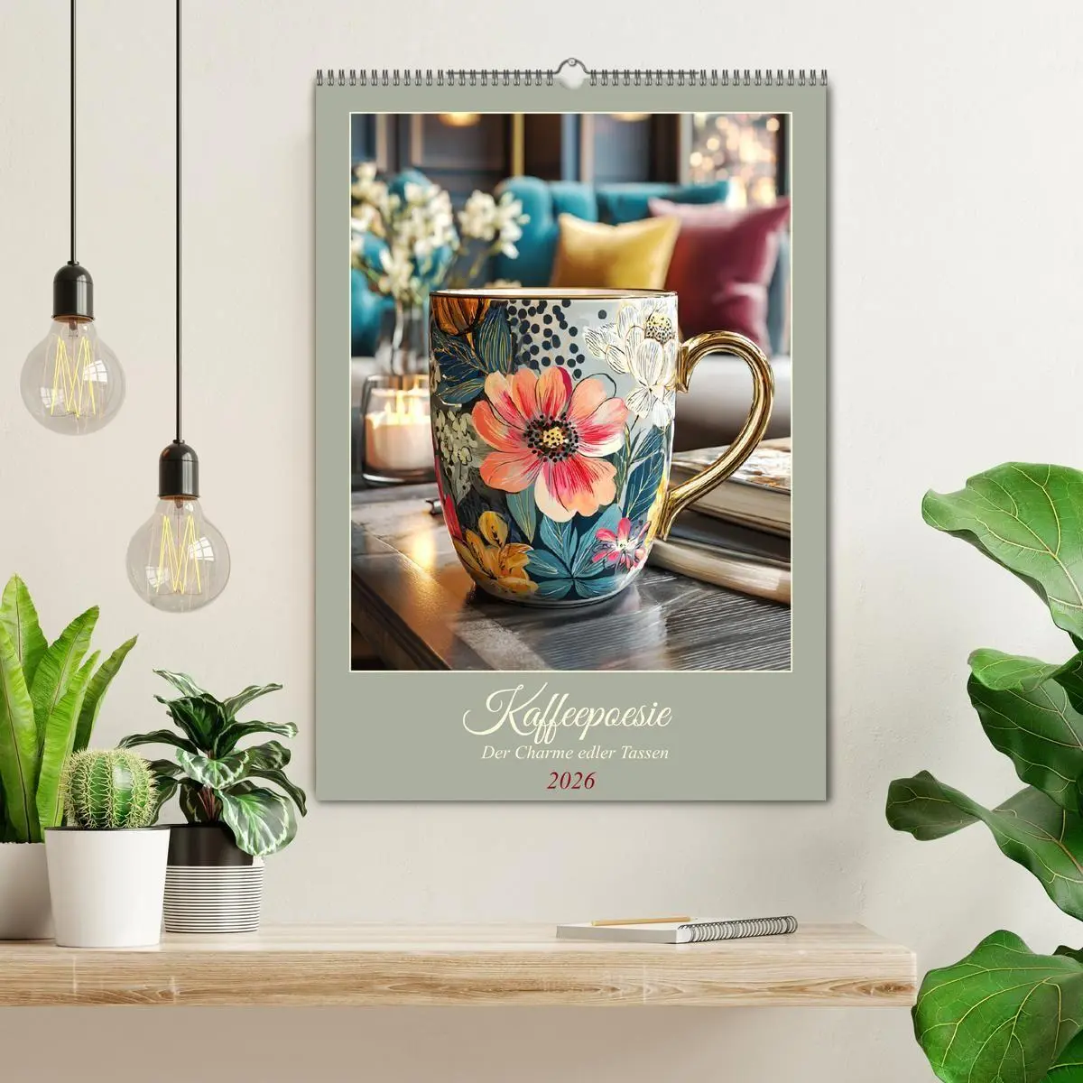 Bild: 9783516727647 | Kaffeepoesie. Der Charme edler Tassen (Wandkalender 2026 DIN A2...