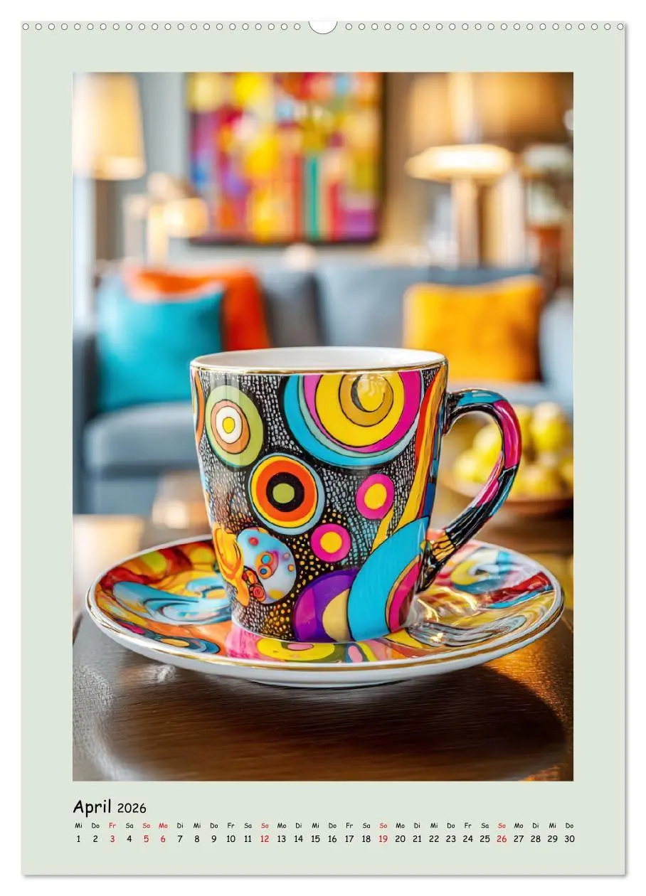Bild: 9783516727647 | Kaffeepoesie. Der Charme edler Tassen (Wandkalender 2026 DIN A2...