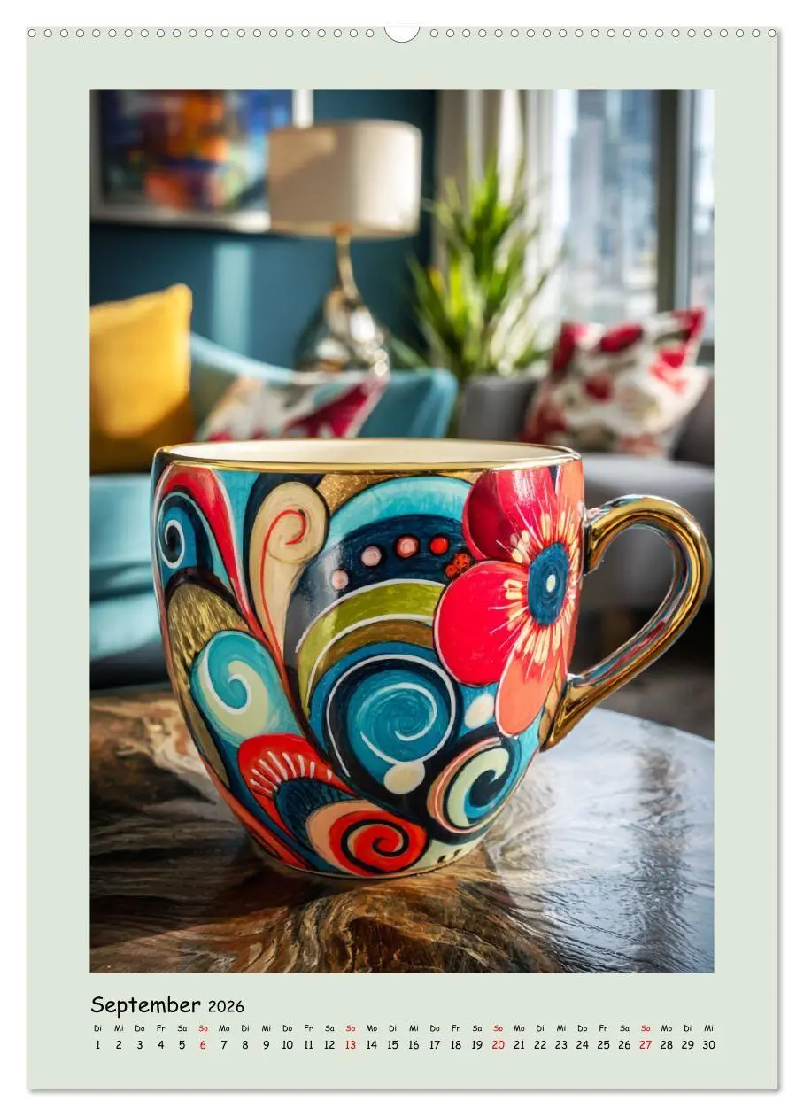 Bild: 9783516727647 | Kaffeepoesie. Der Charme edler Tassen (Wandkalender 2026 DIN A2...