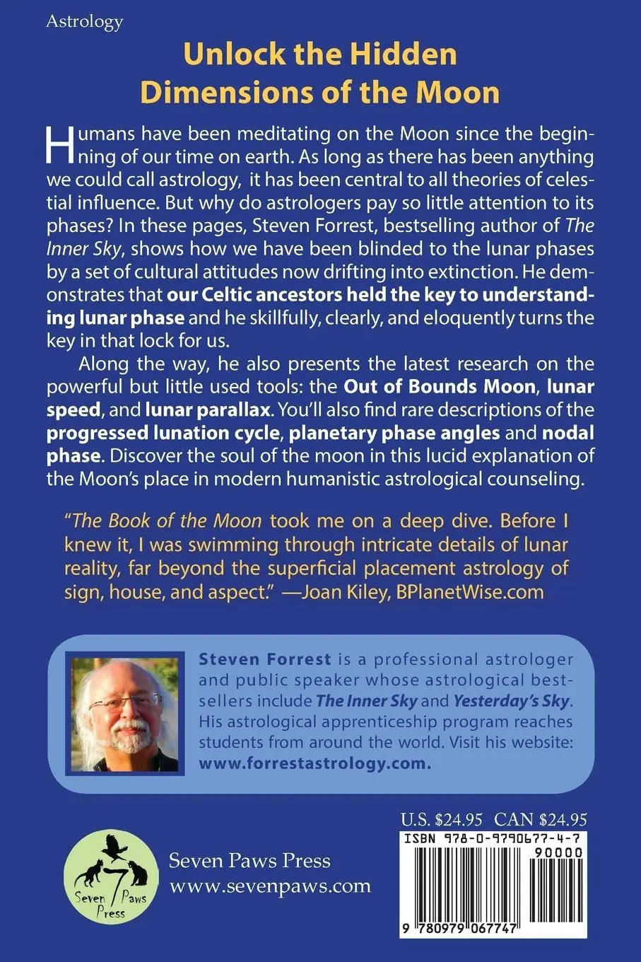 Rückseite: 9780979067747 | The Book of the Moon | Discovering Astrology's Lost Dimension | Buch
