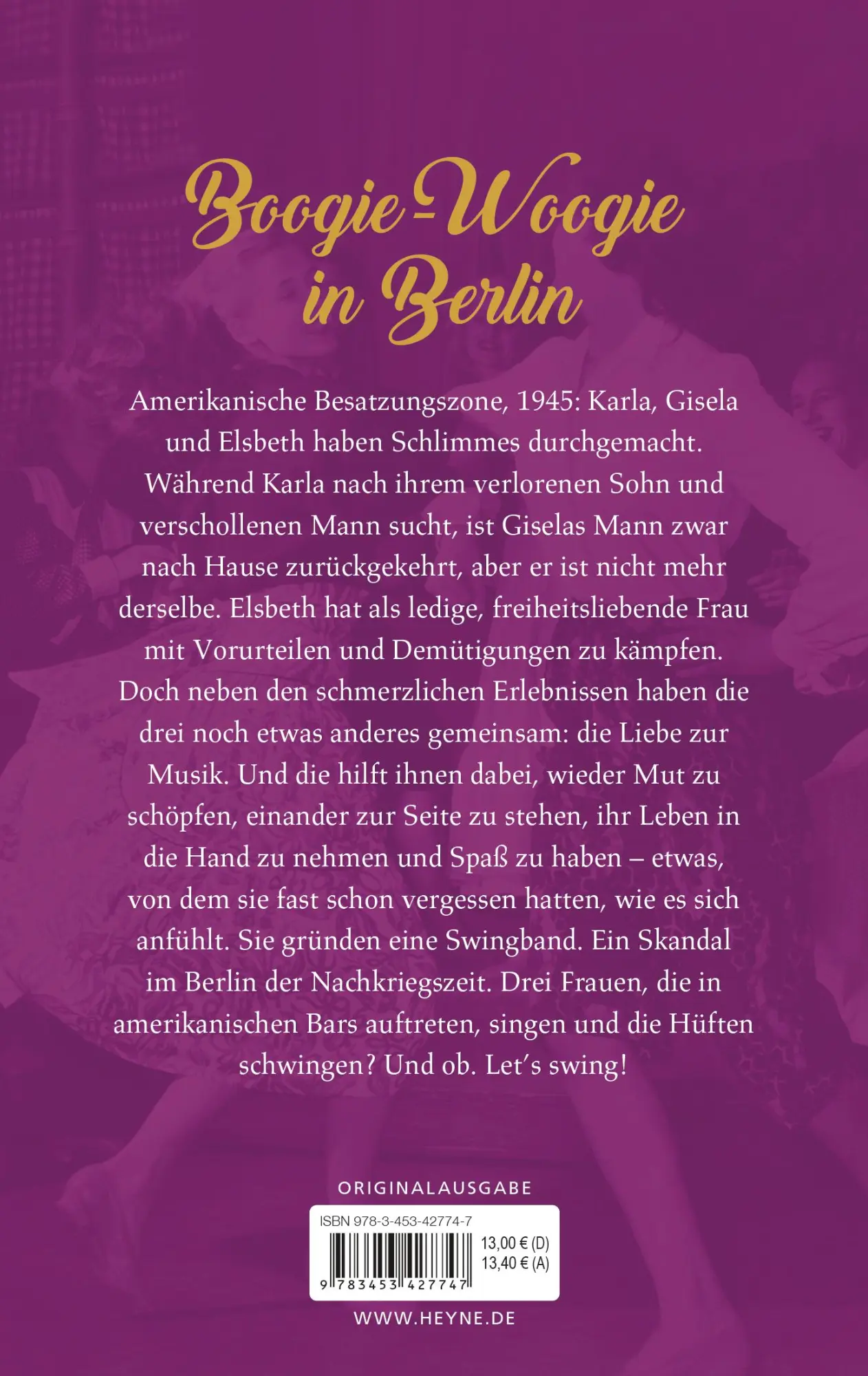 Bild: 9783453427747 | Swinging Ladies - So klingt die Hoffnung | Roman | Anna-Luise Melle