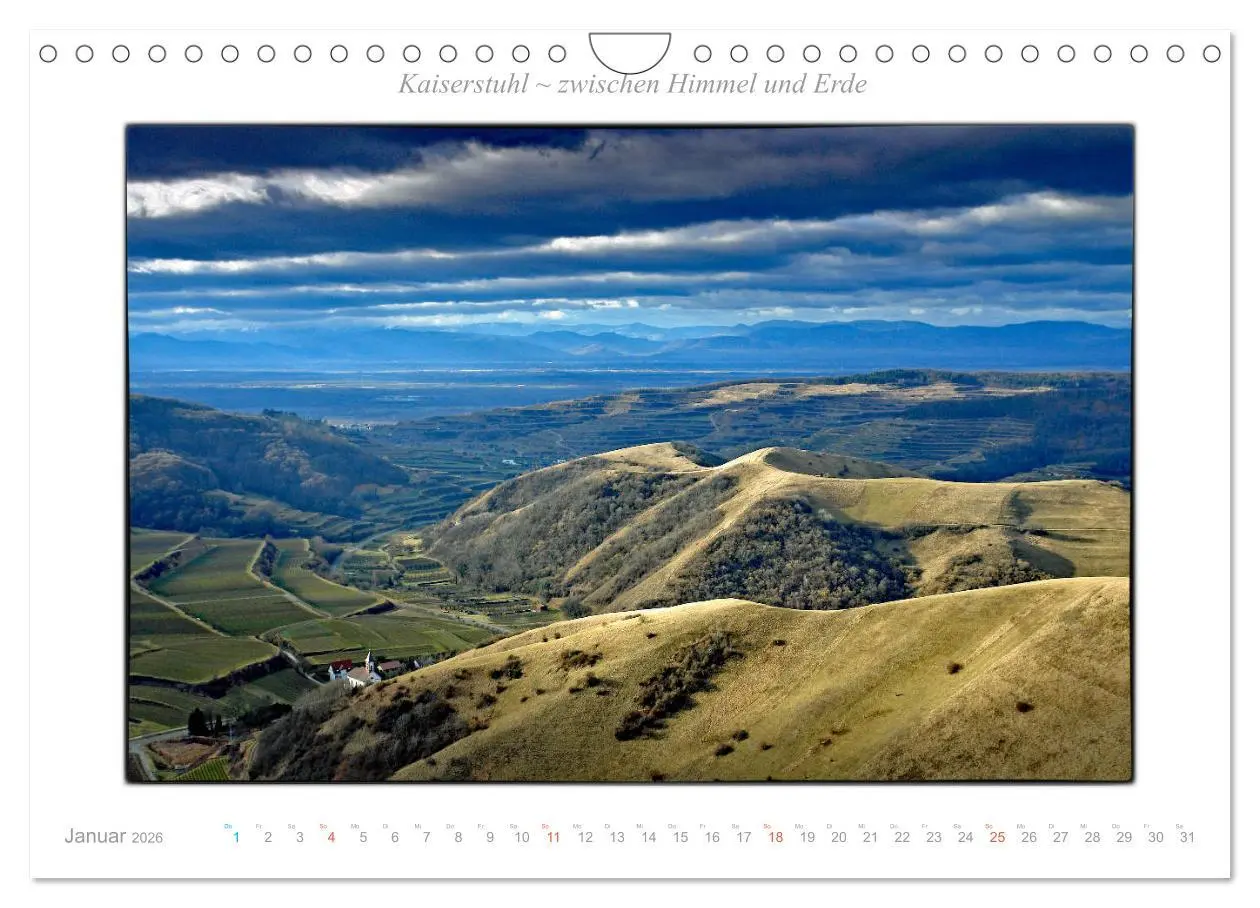 Bild: 9783457797747 | Kaiserstuhl zwischen Himmel und Erde (Wandkalender 2026 DIN A4...