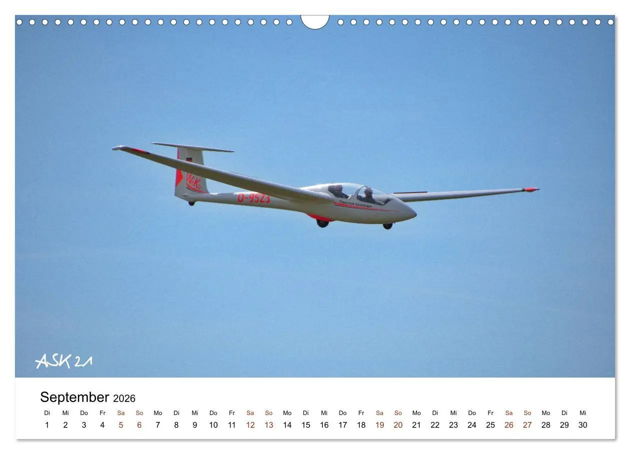 Bild: 9783457867747 | Faszination Kunst- und Segelflug (Wandkalender 2026 DIN A3 quer),...