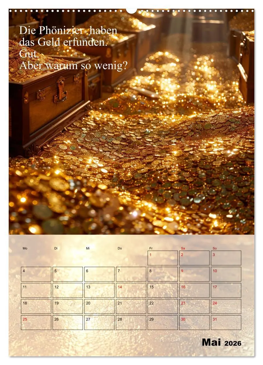 Bild: 9783516267747 | Der Geld-Anlock-Kalender (Wandkalender 2026 DIN A2 hoch), CALVENDO...