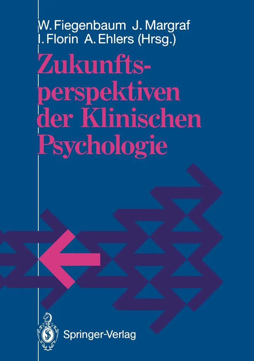 Cover: 9783540547747 | Zukunftsperspektiven der Klinischen Psychologie | Fiegenbaum (u. a.)