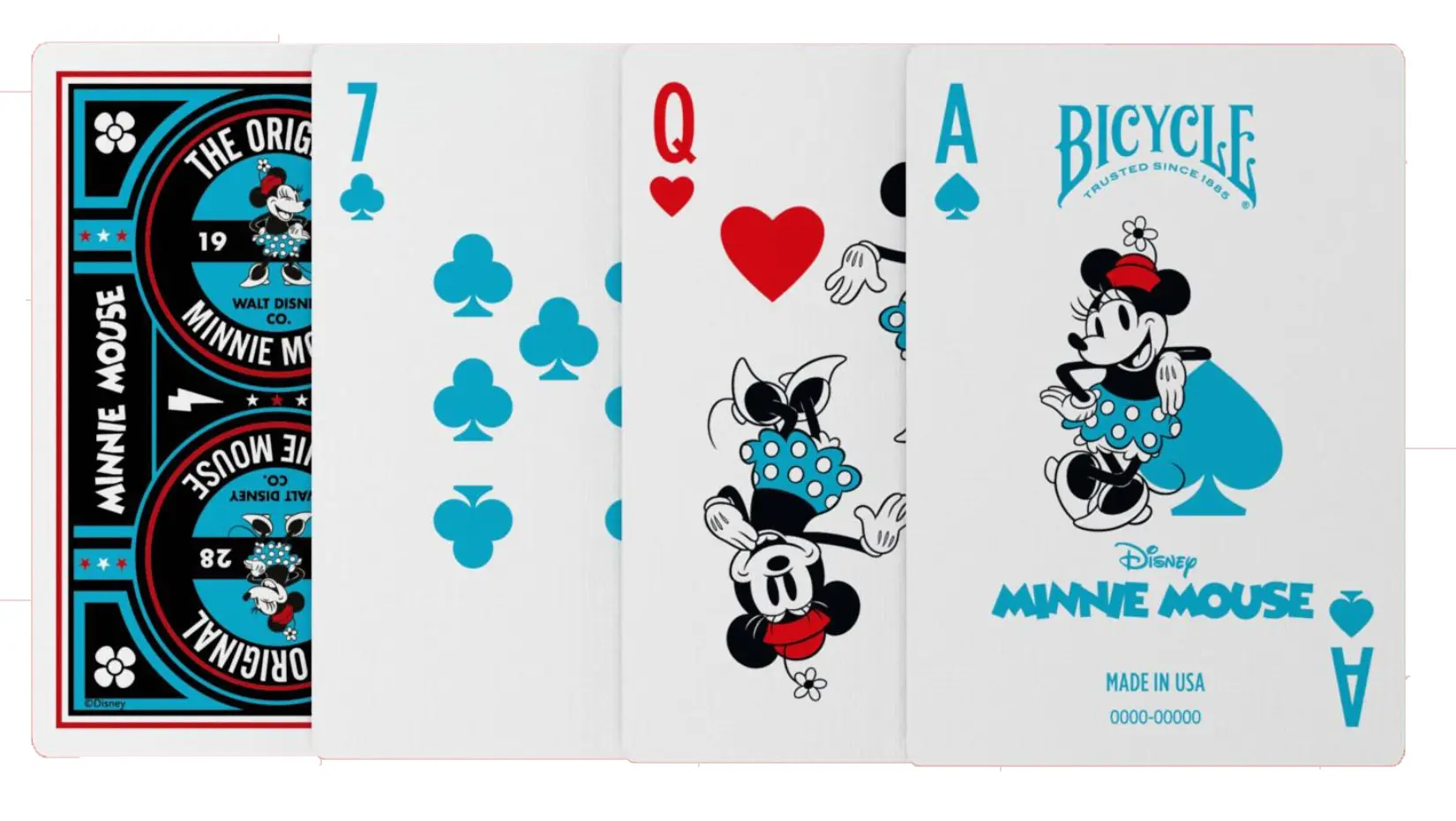 Bild: 73854097847 | Bicycle Disney Classic Minnie Mouse (Designer Spielkarten, Poker,...