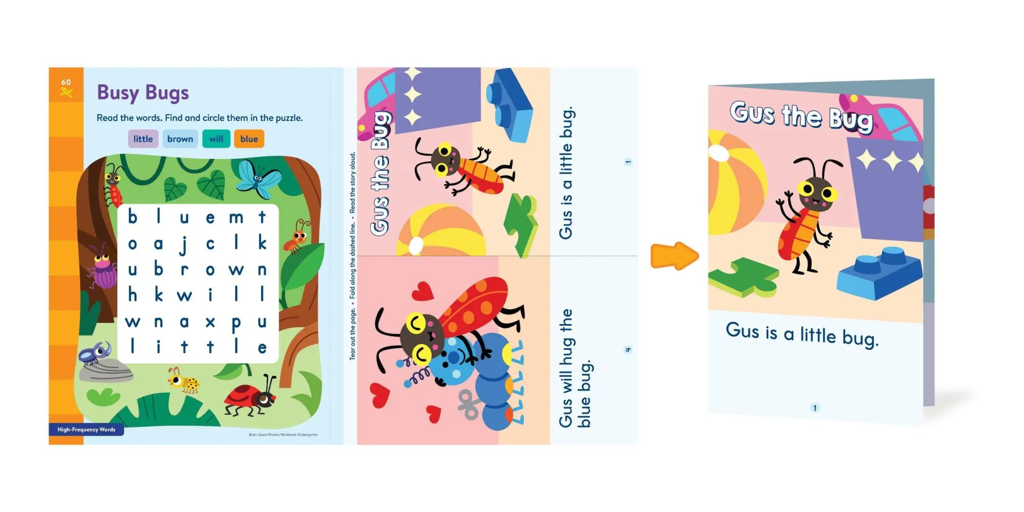 Bild: 9781523527847 | Brain Quest Phonics Workbook: Kindergarten | Workman Publishing | Buch