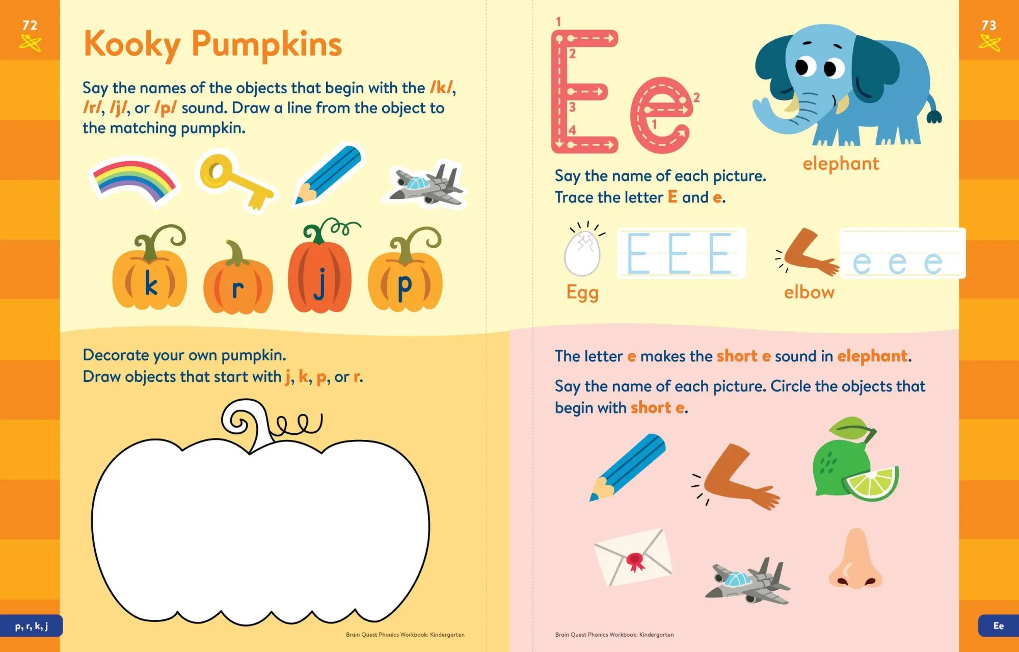 Bild: 9781523527847 | Brain Quest Phonics Workbook: Kindergarten | Workman Publishing | Buch