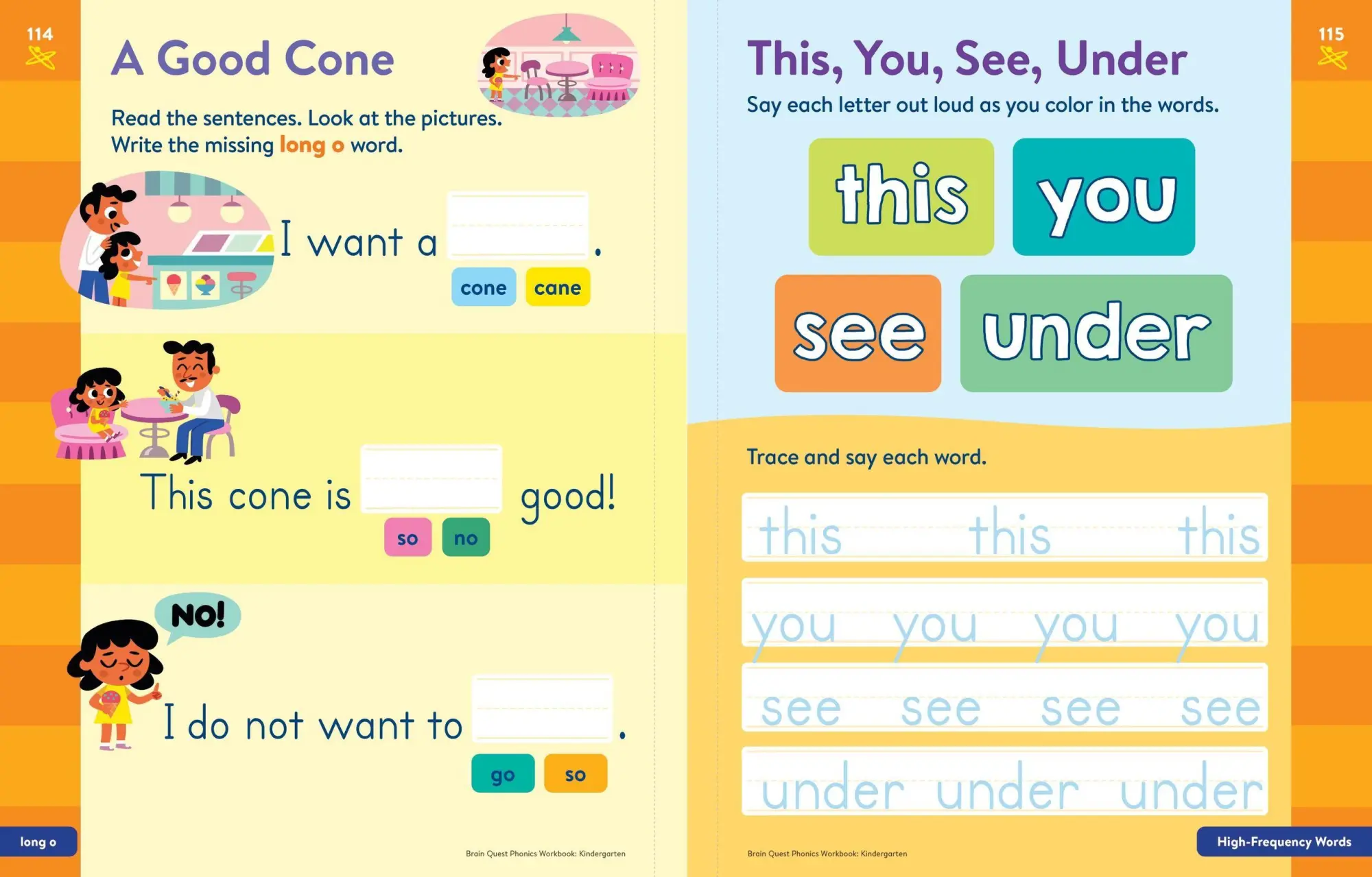 Bild: 9781523527847 | Brain Quest Phonics Workbook: Kindergarten | Workman Publishing | Buch