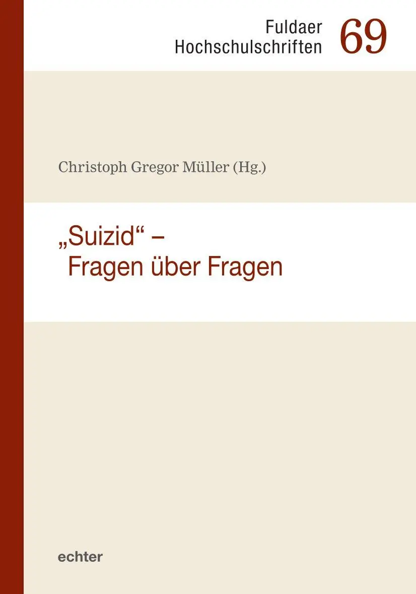 Cover: 9783429067847 | "Suizid" - Fragen über Fragen | Christoph Gregor Müller | Taschenbuch