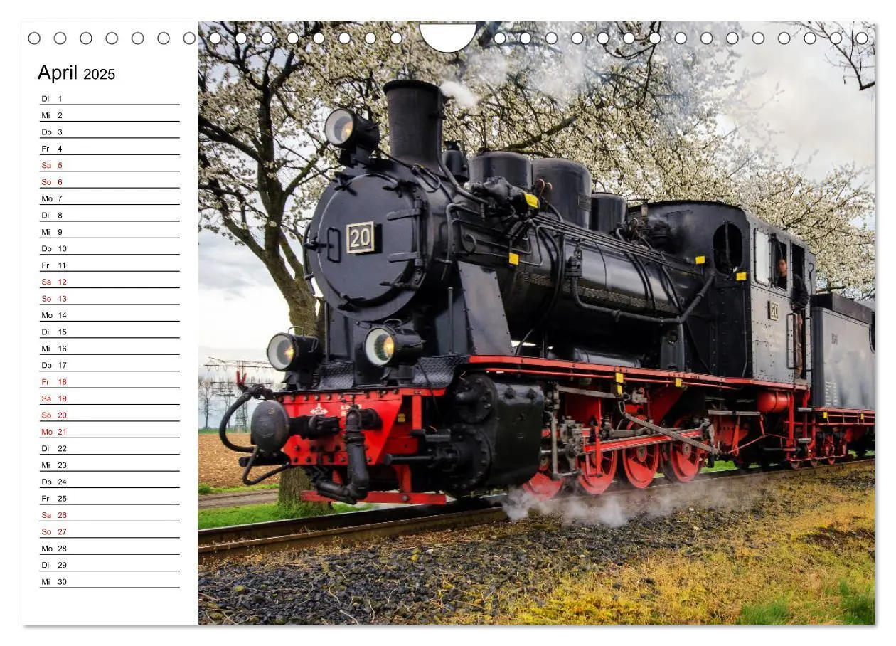 Bild: 9783435217847 | Die Mansfelder Bergwerksbahn (Wandkalender 2025 DIN A4 quer),...