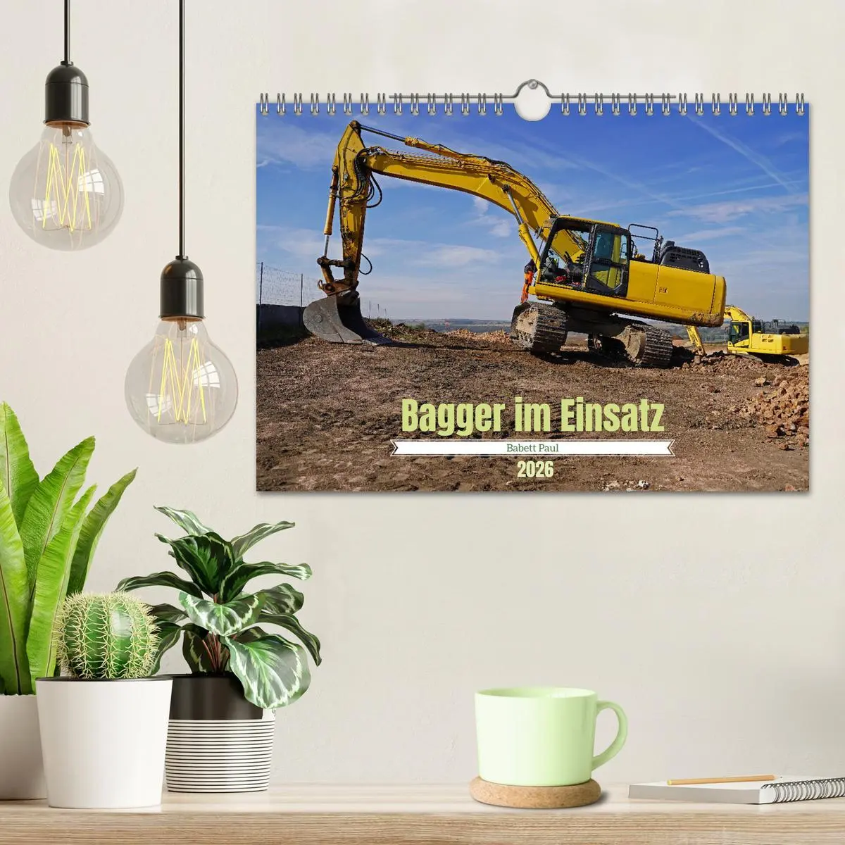 Bild: 9783457307847 | Bagger im Einsatz (Wandkalender 2026 DIN A4 quer), CALVENDO...