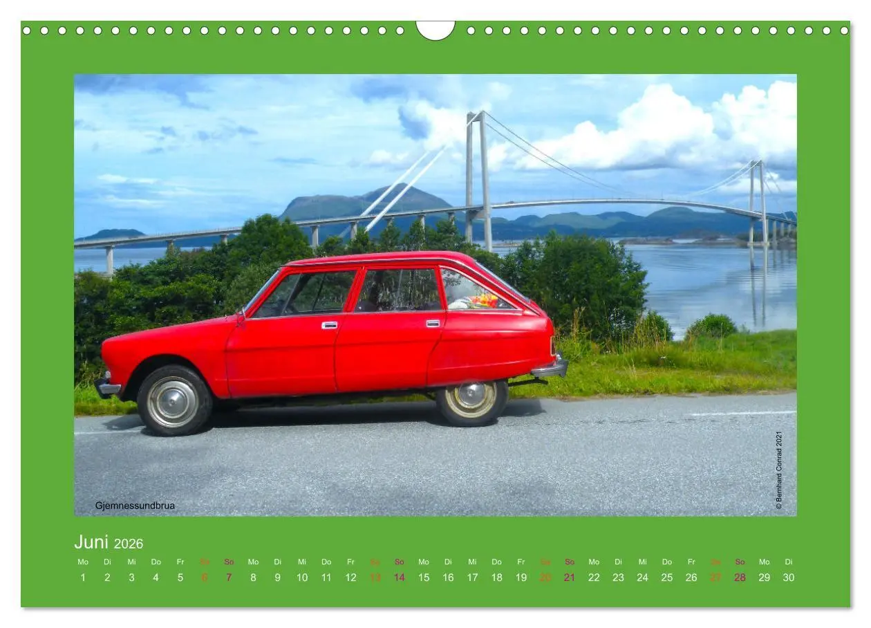 Bild: 9783457547847 | Abenteuer Citroen Ami 8 (Wandkalender 2026 DIN A3 quer), CALVENDO...