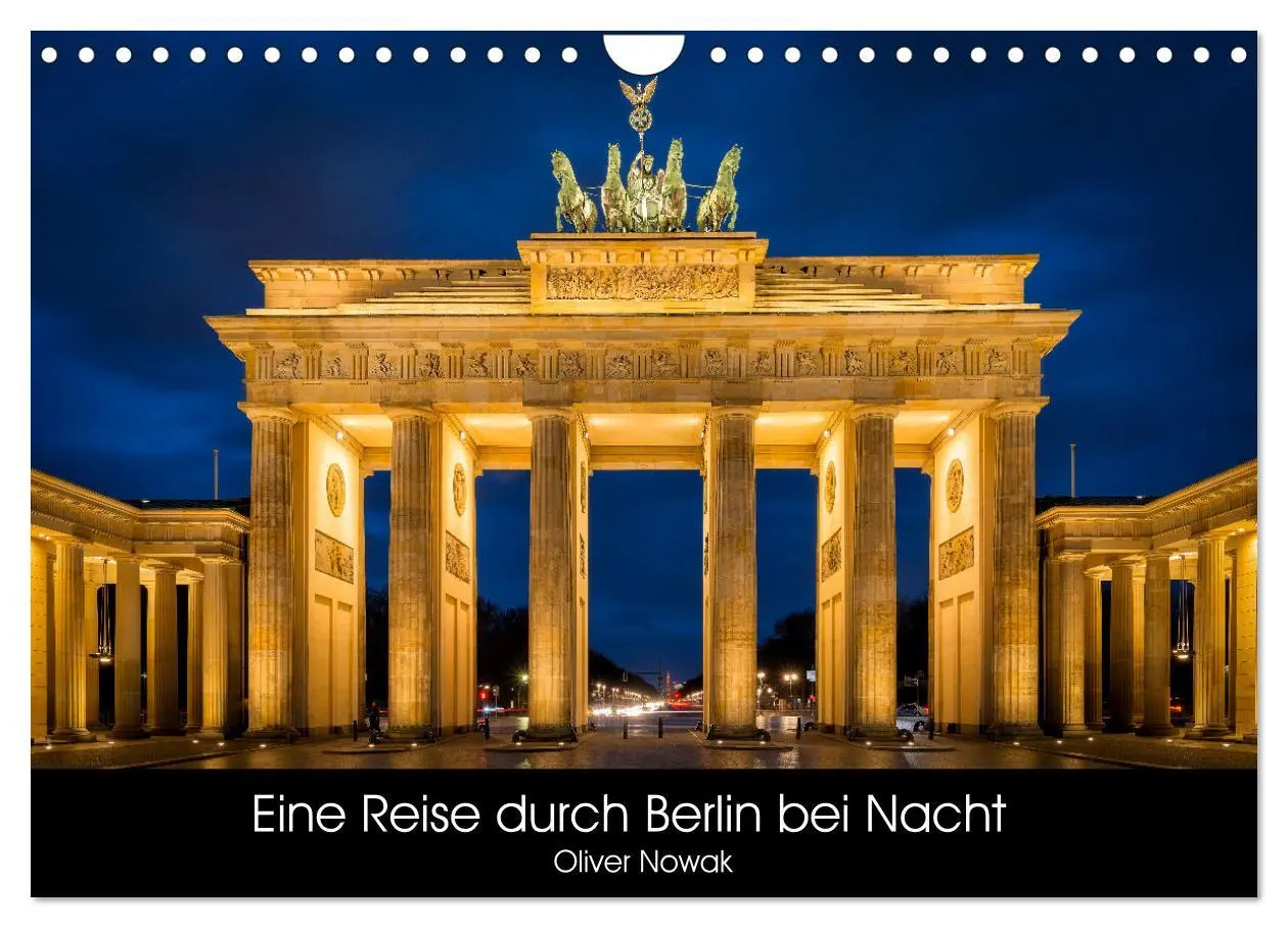Cover: 9783457617847 | Eine Reise durch Berlin bei Nacht (Wandkalender 2026 DIN A4 quer),...