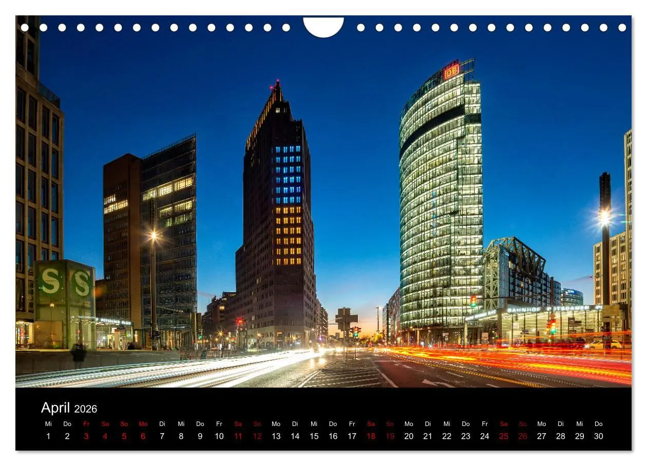 Bild: 9783457617847 | Eine Reise durch Berlin bei Nacht (Wandkalender 2026 DIN A4 quer),...