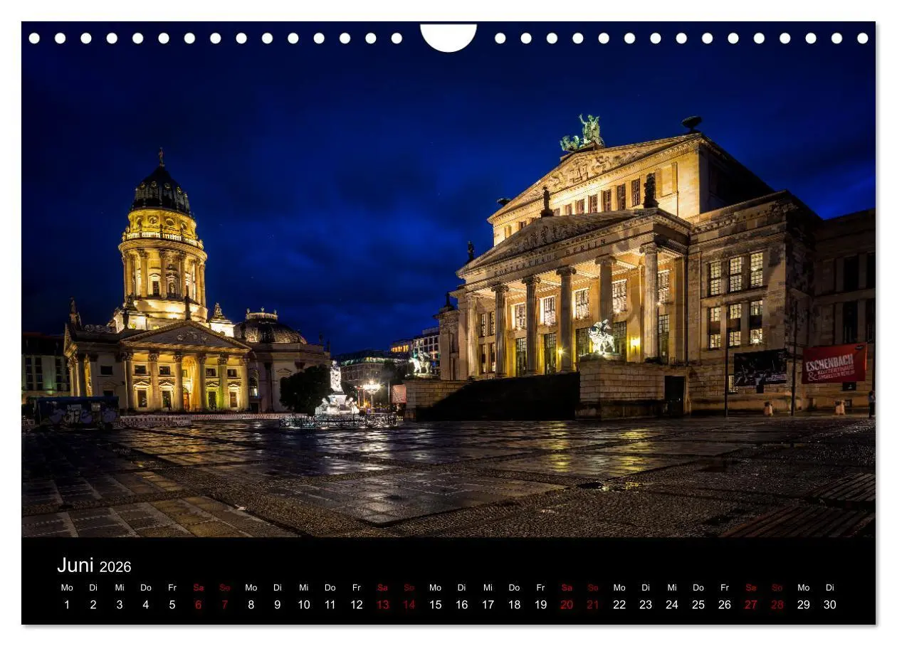 Bild: 9783457617847 | Eine Reise durch Berlin bei Nacht (Wandkalender 2026 DIN A4 quer),...