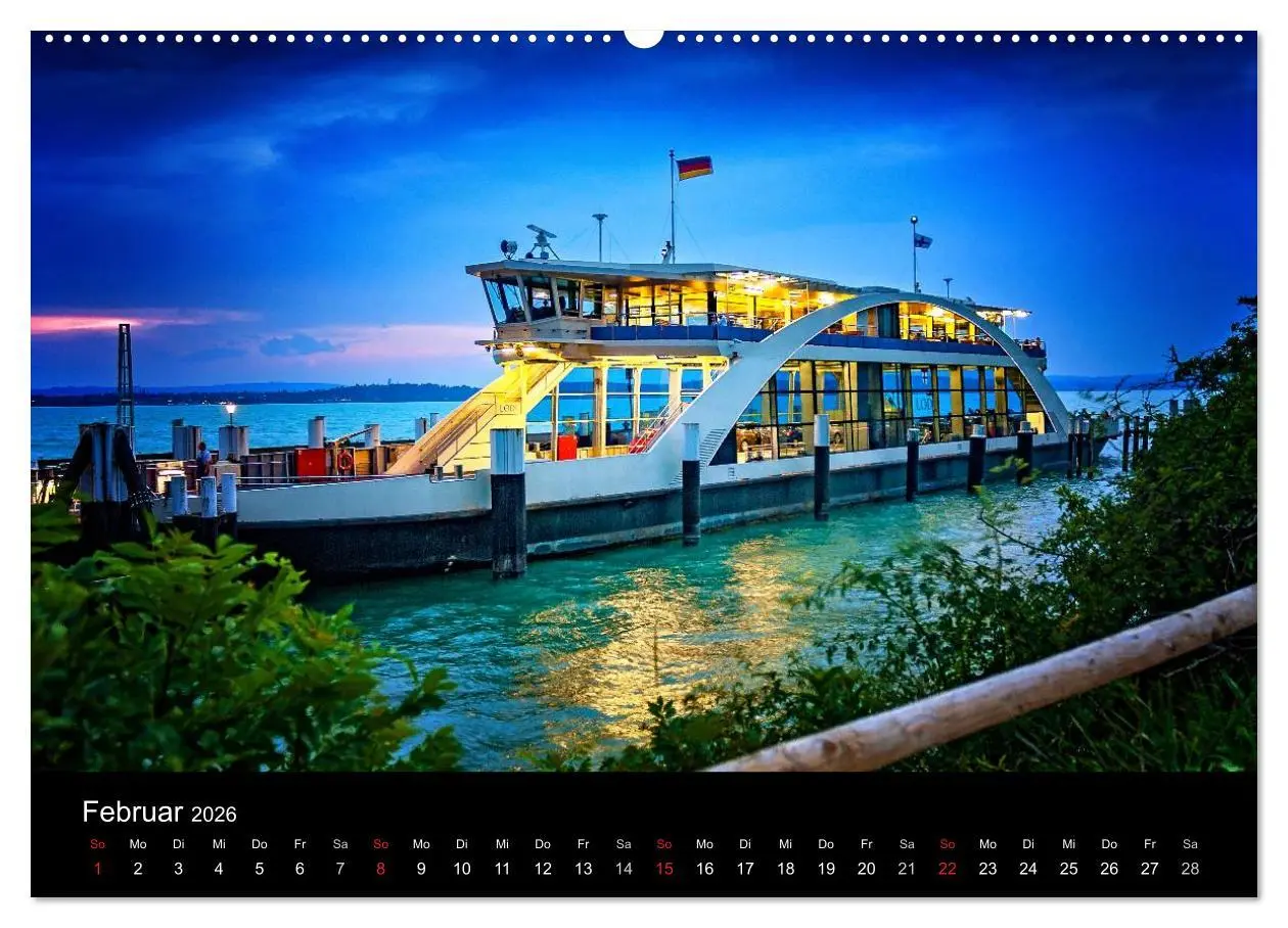 Bild: 9783516017847 | Bodensee-Schiffe und Boote (Wandkalender 2026 DIN A2 quer),...
