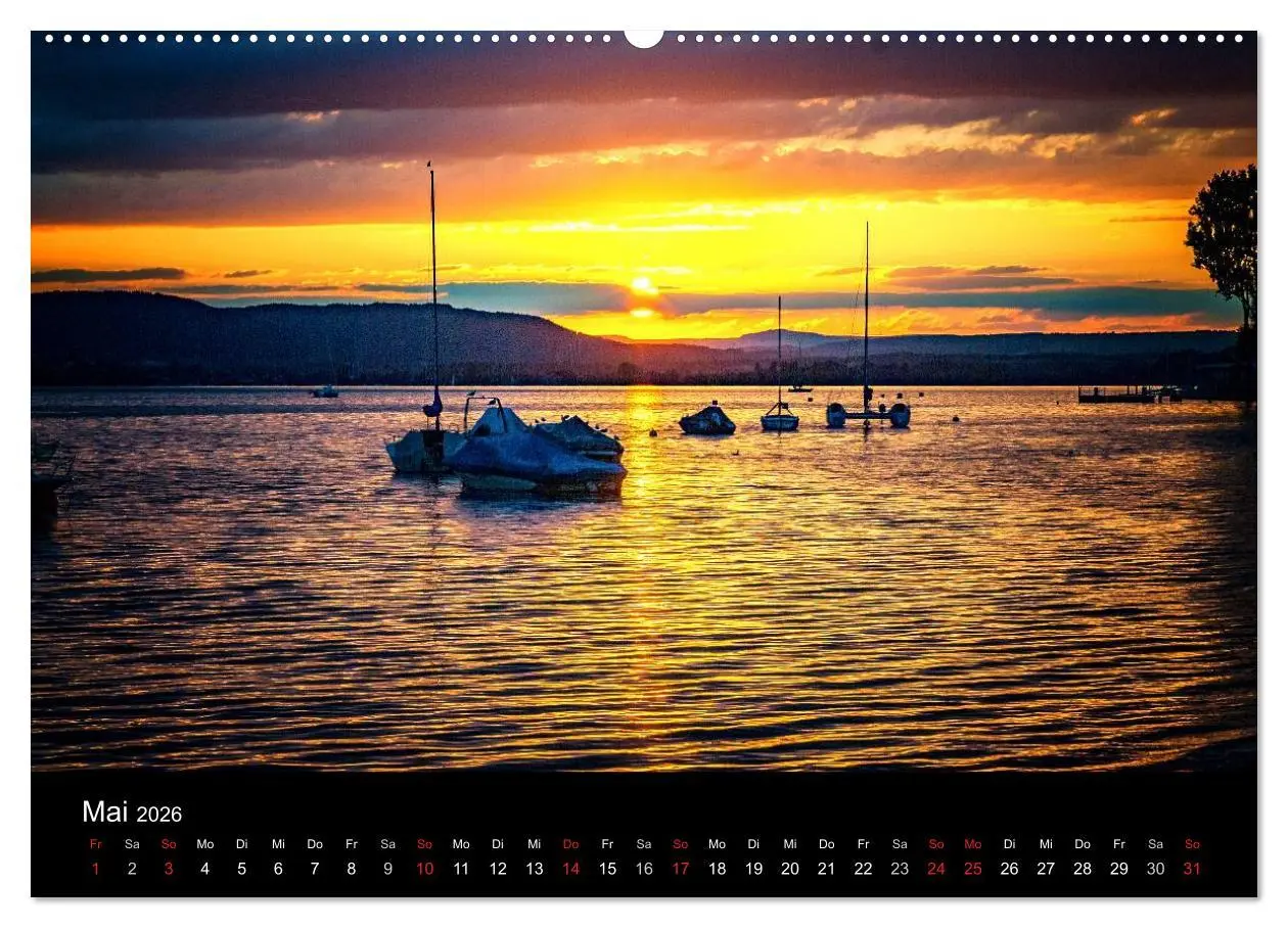 Bild: 9783516017847 | Bodensee-Schiffe und Boote (Wandkalender 2026 DIN A2 quer),...