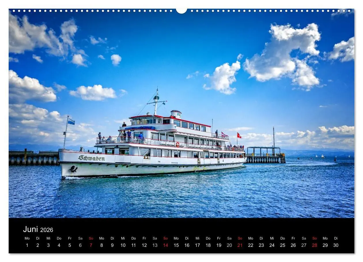 Bild: 9783516017847 | Bodensee-Schiffe und Boote (Wandkalender 2026 DIN A2 quer),...