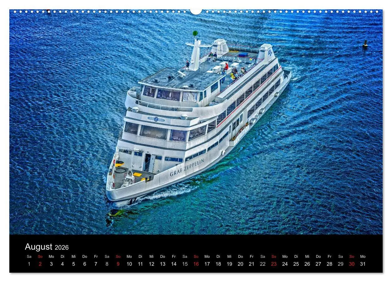 Bild: 9783516017847 | Bodensee-Schiffe und Boote (Wandkalender 2026 DIN A2 quer),...