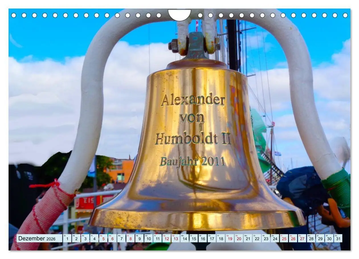 Bild: 9783516707847 | Ein detaillierter Blick auf Segelschiffe (Wandkalender 2026 DIN A4...