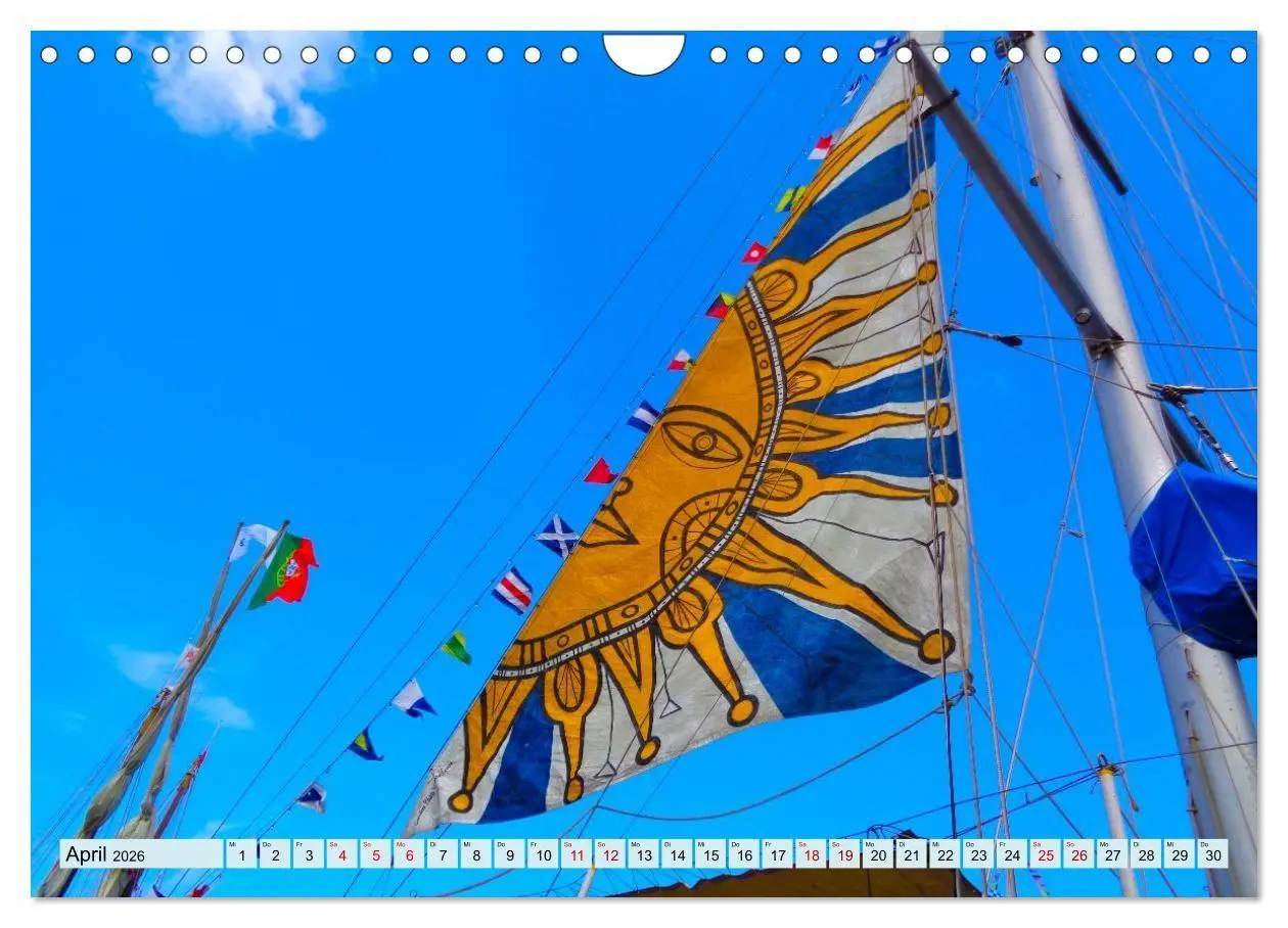 Bild: 9783516707847 | Ein detaillierter Blick auf Segelschiffe (Wandkalender 2026 DIN A4...