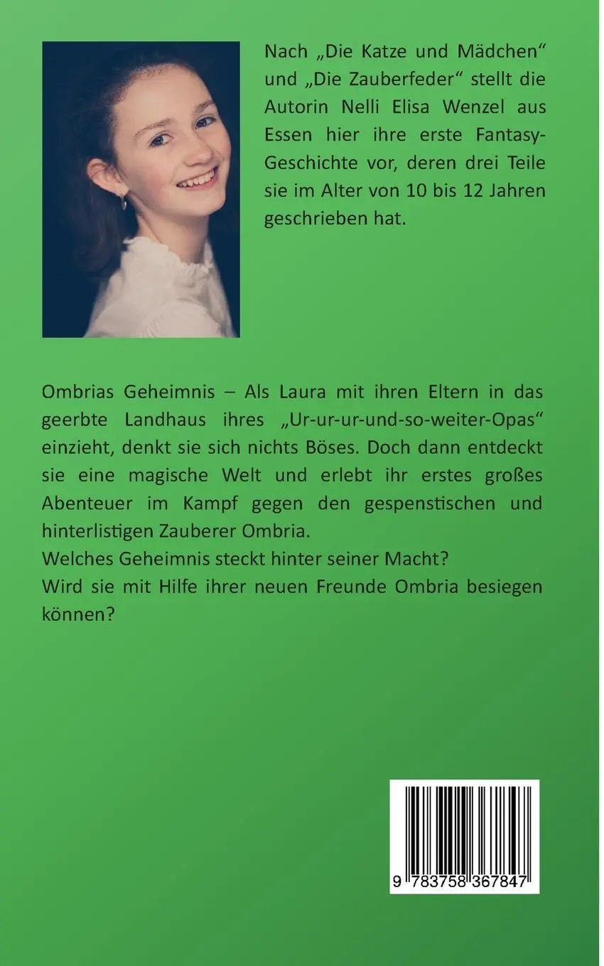 Rückseite: 9783758367847 | Ombrias Geheimnis | Nelli Elisa Wenzel | Taschenbuch | 158 S. | 2024
