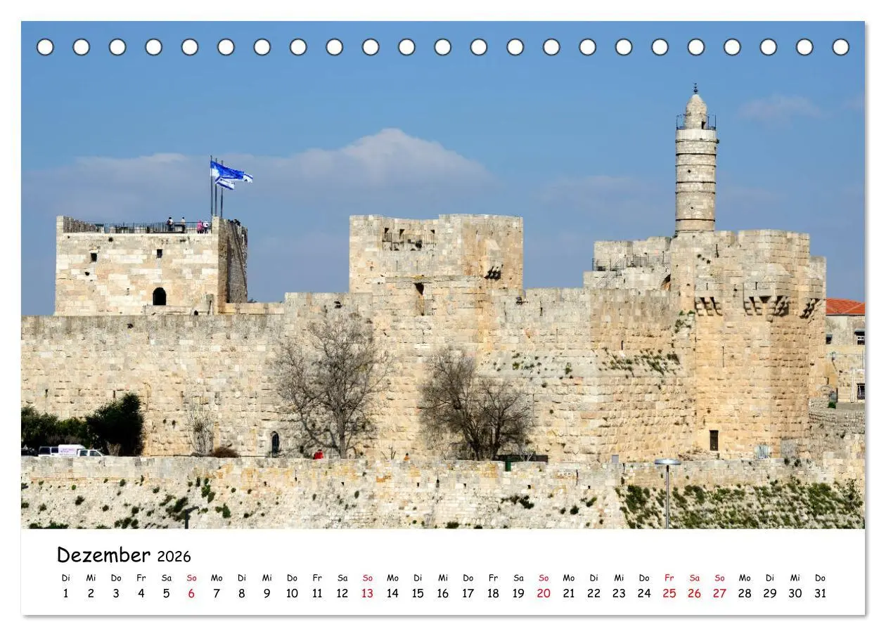 Bild: 9783457777947 | Traumziel Israel (Tischkalender 2026 DIN A5 quer), CALVENDO...