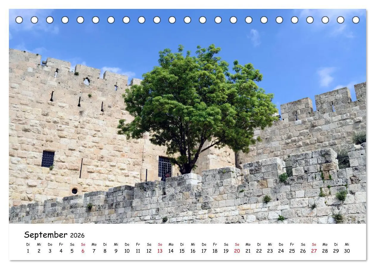 Bild: 9783457777947 | Traumziel Israel (Tischkalender 2026 DIN A5 quer), CALVENDO...