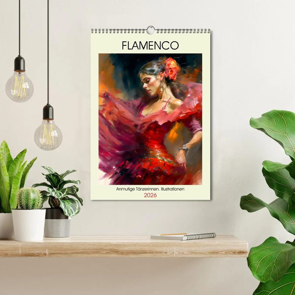 Bild: 9783516317947 | Flamenco. Anmutige Tänzerinnen. Illustrationen (Wandkalender 2026...