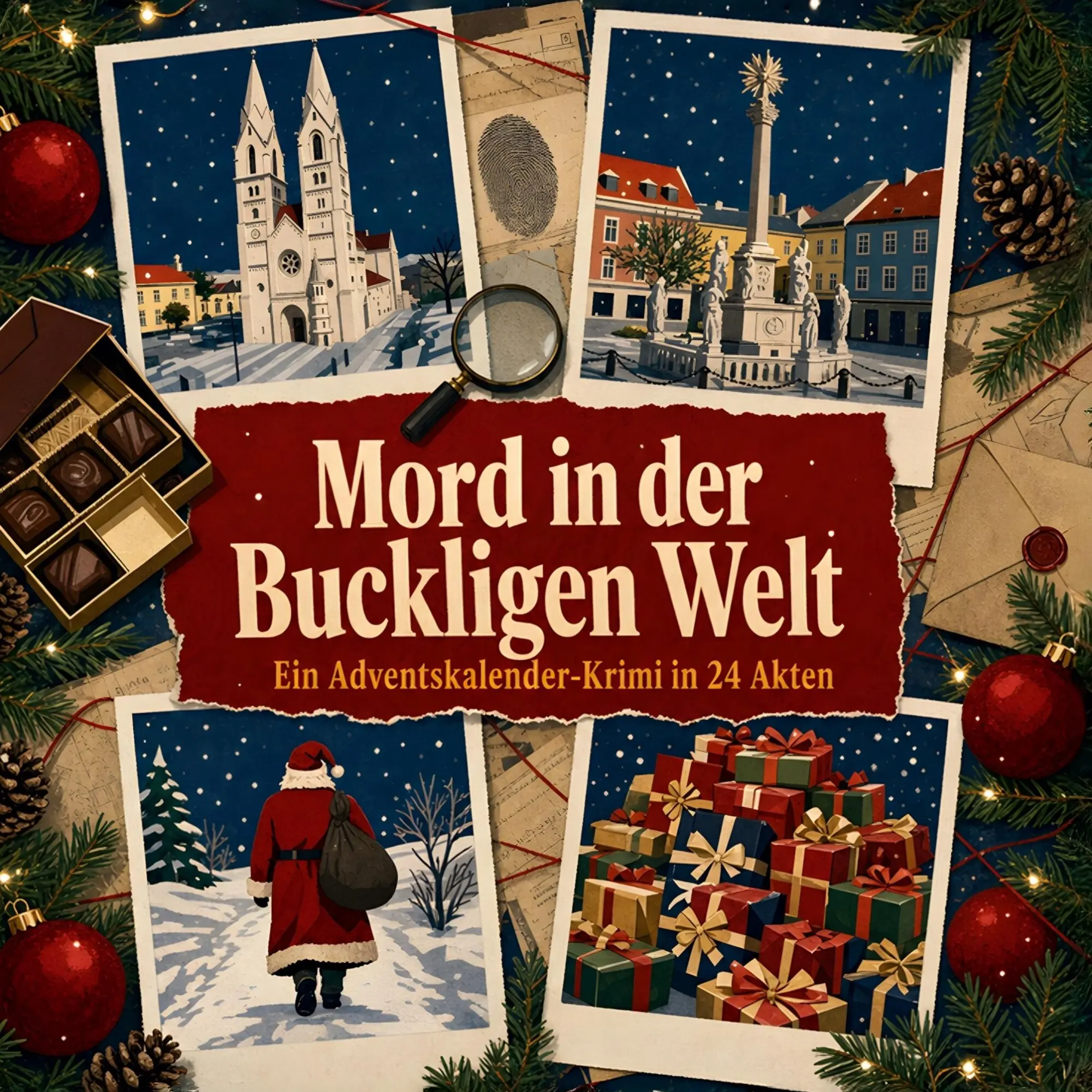 Cover: 9783696127947 | Mord in der Buckligen Welt | Ein Adventskalender-Krimi in 24 Akten