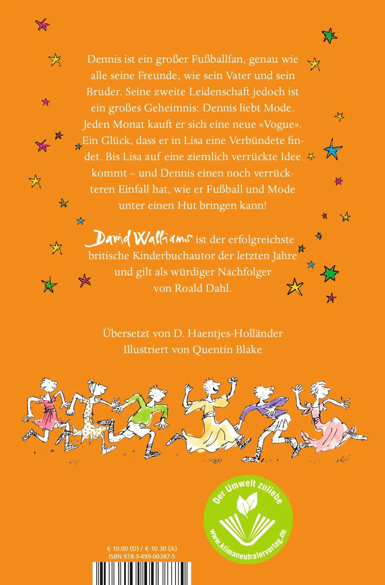 Rückseite: 9783733507947 | Kicker im Kleid | David Walliams | Taschenbuch | 240 S. | Deutsch