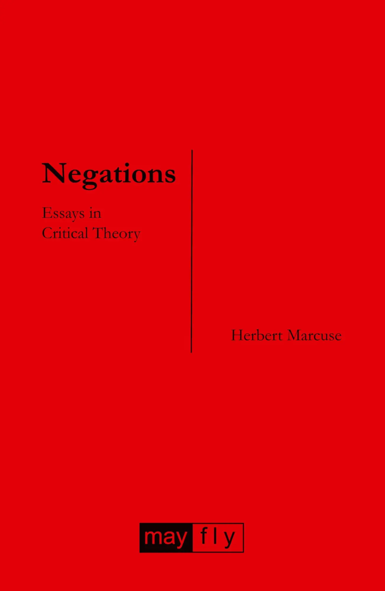 Cover: 9781906948047 | Negations | Essays in Critical Theory | Herbert Marcuse | Taschenbuch