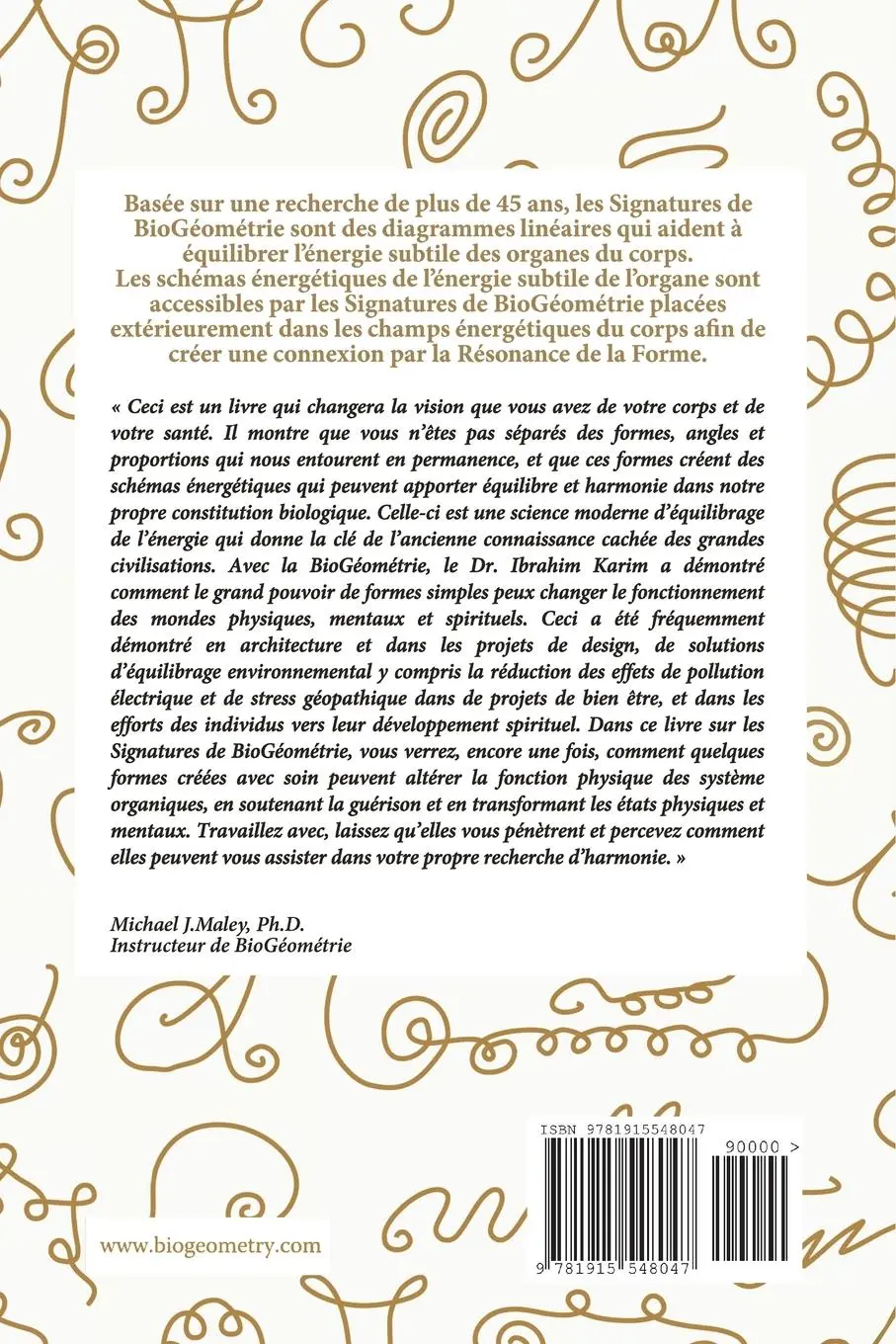 Rückseite: 9781915548047 | Les Signatures de BioGéométrie | Ibrahim Karim Sc | Taschenbuch | 2023