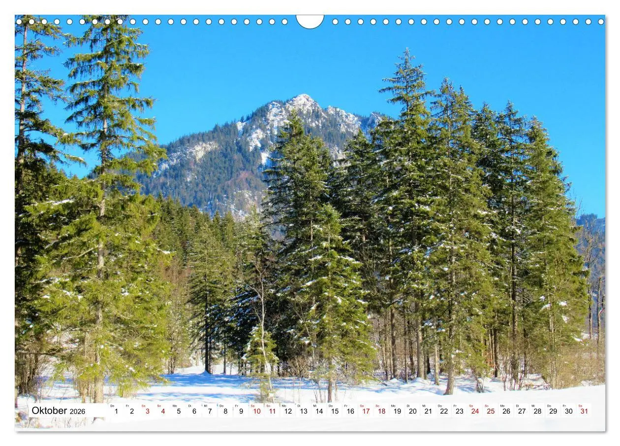Bild: 9783457598047 | Das Graswangtal (Wandkalender 2026 DIN A3 quer), CALVENDO...